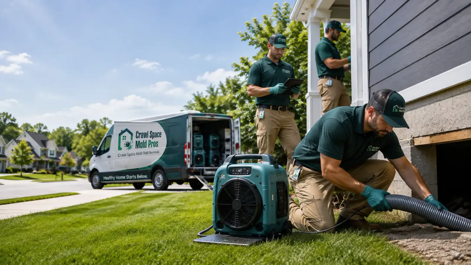 Crawl Space Mold Removal in Xenia, IL